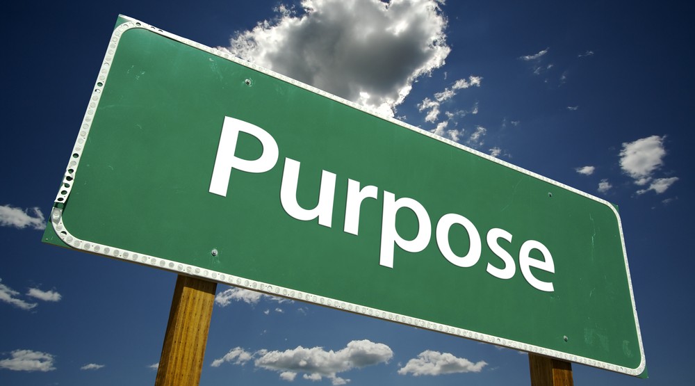 purpose road sign